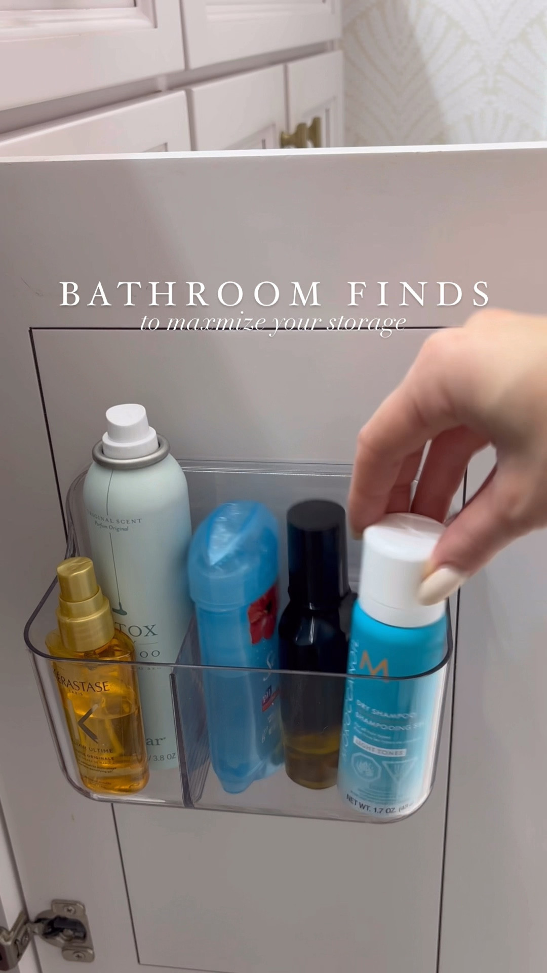 Some of my favorite bathroom organization find! These cabinet organizers are the best space savers and on prime! 🩷 

#LTKVideo #LTKxPrimeDay #LTKHome