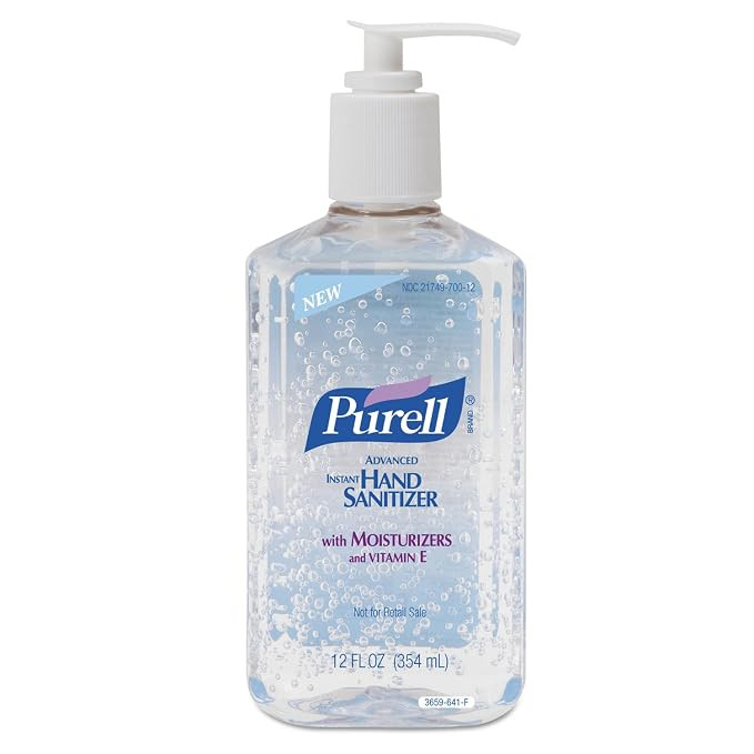 PURELL 365912EA Advanced Instant Hand Sanitizer, 12oz Pump Bottle | Amazon (US)