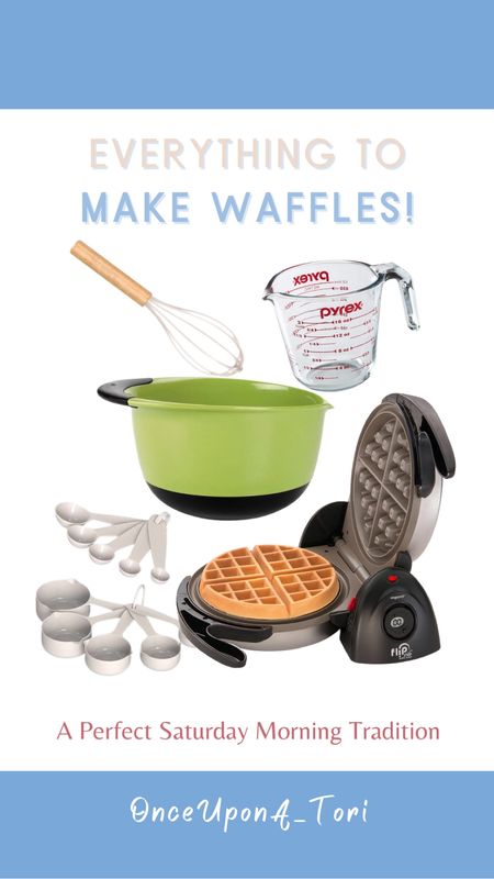 Everything you need to start a new weekend tradition with the fam! 🧇#waffles #wafflemaker #breakfast #family #traditions #kitchen #gadgets 

#LTKhome #LTKFind #LTKfamily