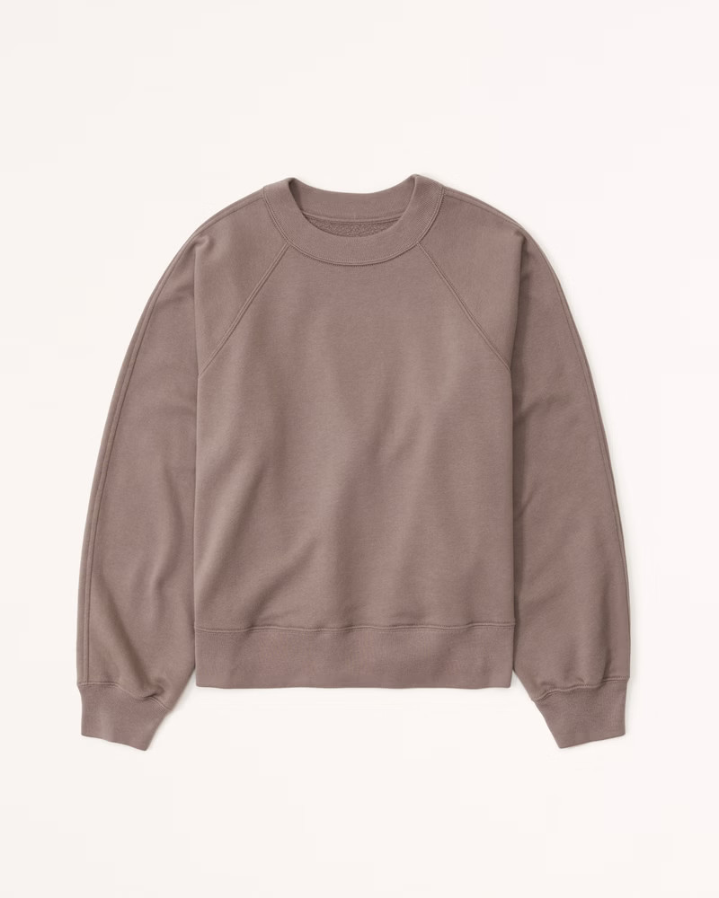 Women's Essential Raglan Classic Sunday Crew | Women's Tops | Abercrombie.com | Abercrombie & Fitch (US)