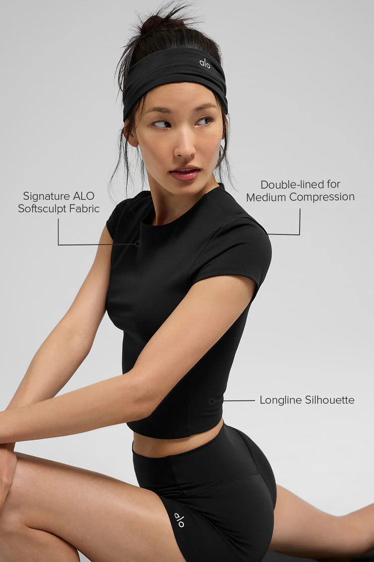 ALO Softsculpt Precision Short Sleeve Top | Alo Yoga (US)