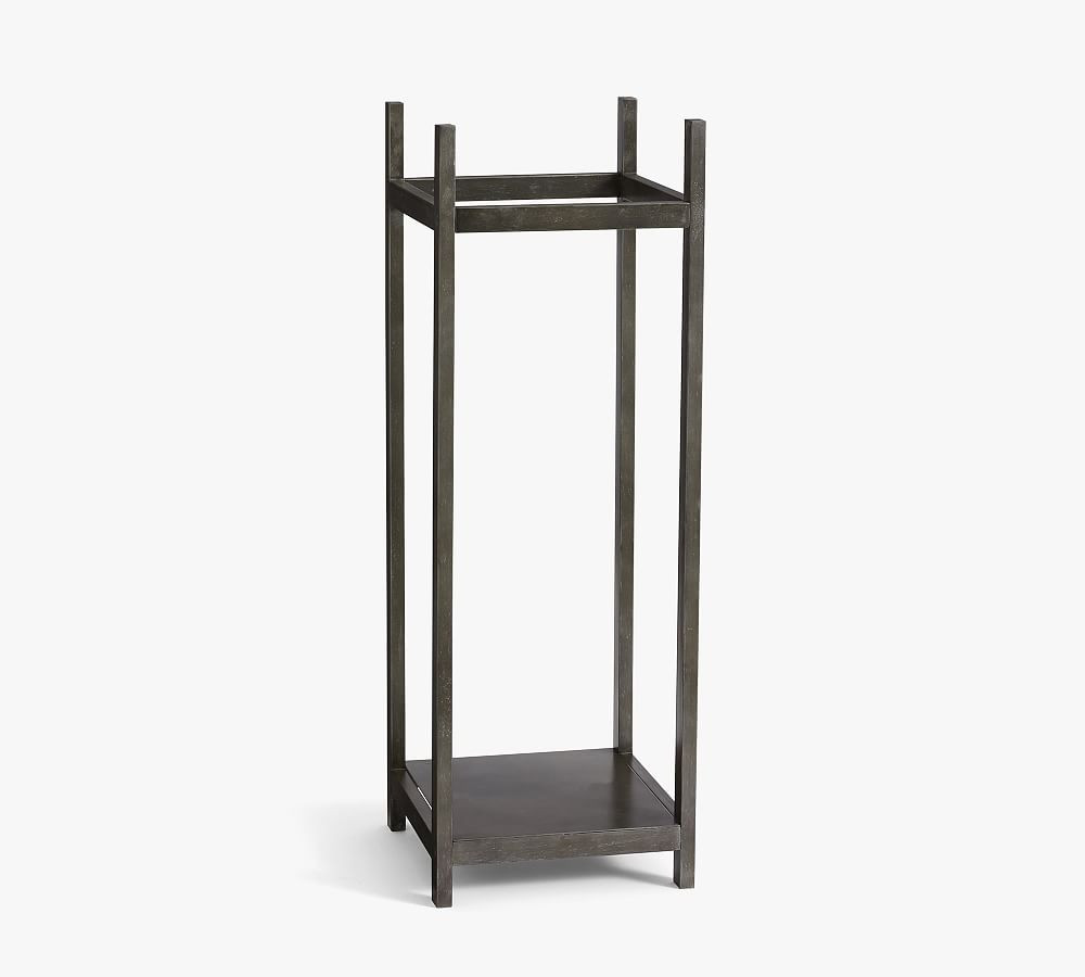 Industrial Fireplace Log Holder Tower | Pottery Barn (US)