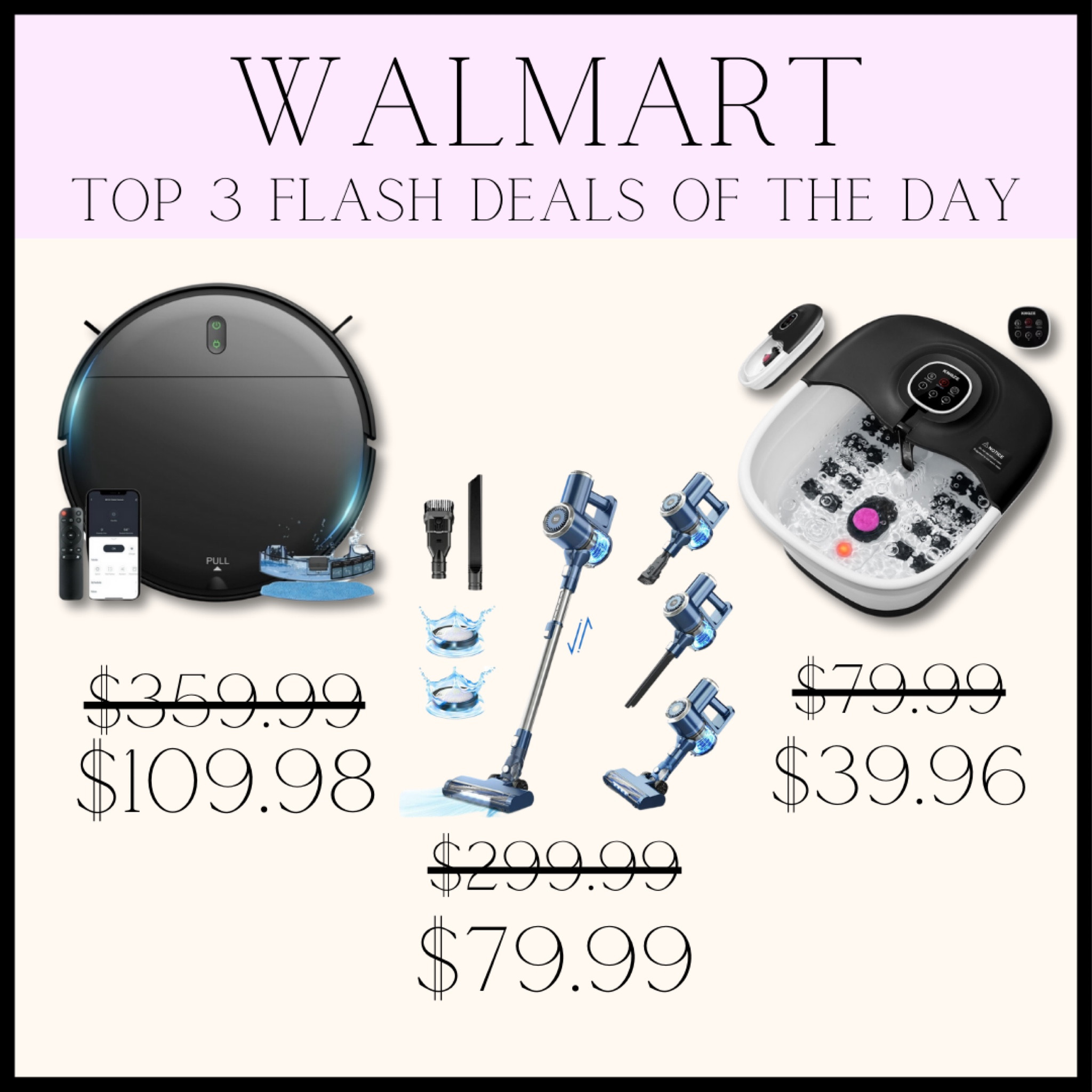 Top 3 flash deals of the day!! I can’t believe these savings! Upgrade your home appliance game while these deals last!! I added other live flash deals in the similar products linked! 🤍✨💗

#LTKxSephora #LTKGiftGuide #LTKFestival