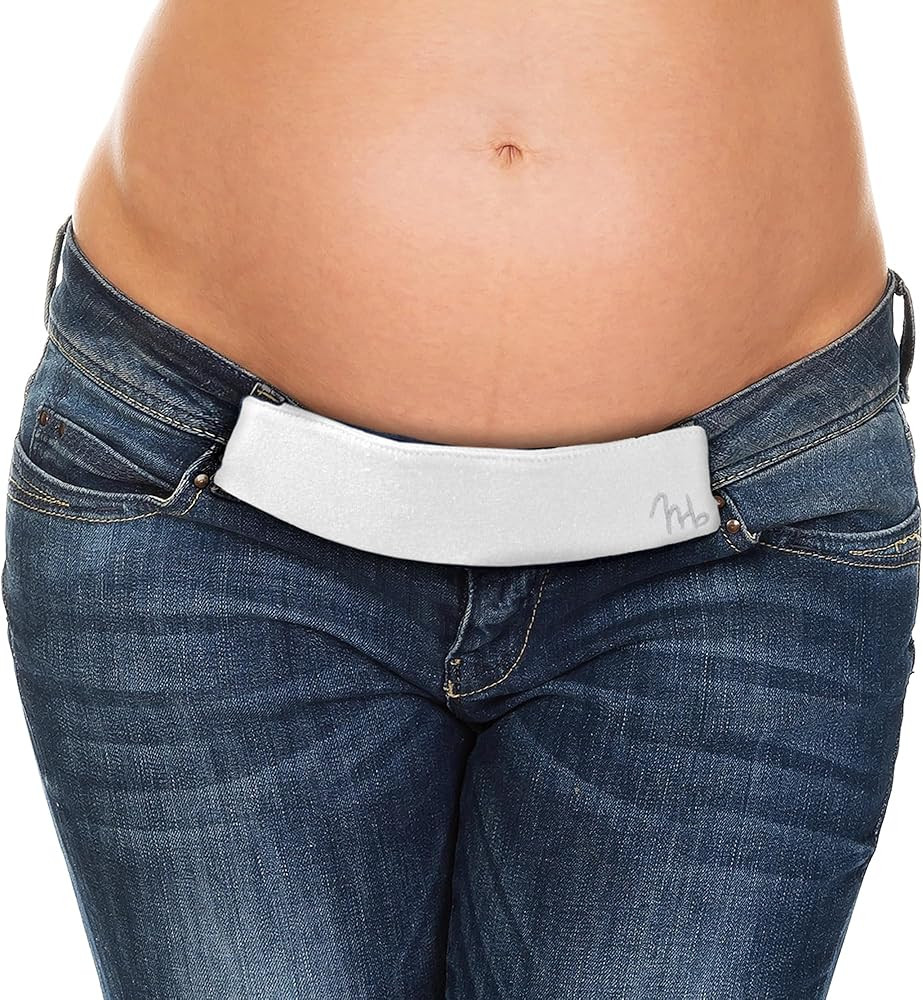 Maternity Belly Band | Waistband Pants Extender Belt | Adjustable Stretch & Support for Pregnancy... | Amazon (US)