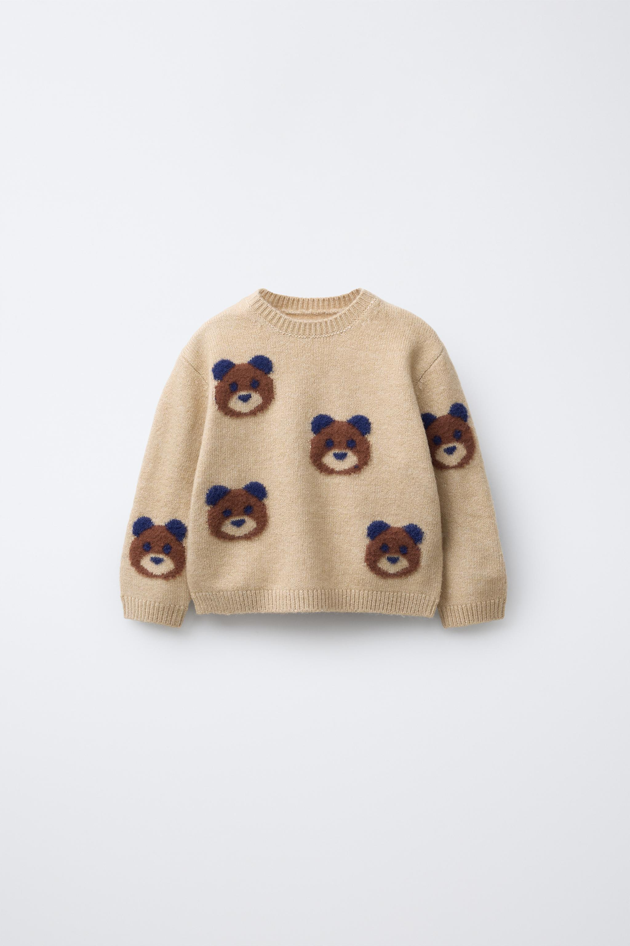 TEDDY BEAR KNIT SWEATER | Zara US