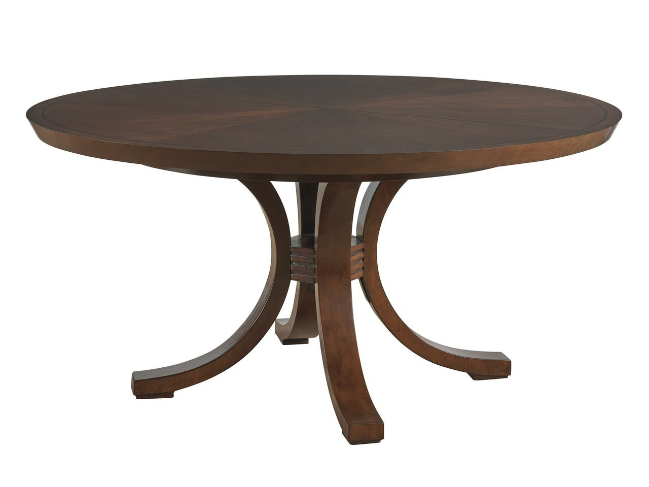 Rendezvous Warwick Round Dining Table In Brown | 1stopbedrooms