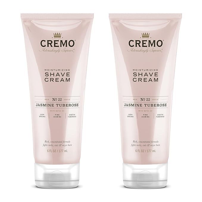 Cremo Jasmine Tuberose (Reserve Collection) Moisturizing Shave Cream, Astonishingly Superior Ultr... | Amazon (US)