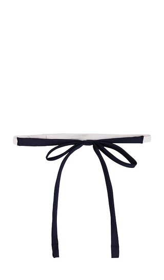 Kelia Bow Tie in Dusk Satin | Revolve Clothing (Global)