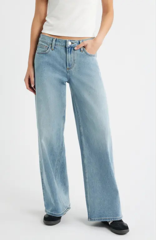 BP. Low Rise Baggy Wide Leg Jeans in Broadway at Nordstrom, Size 24 | Nordstrom