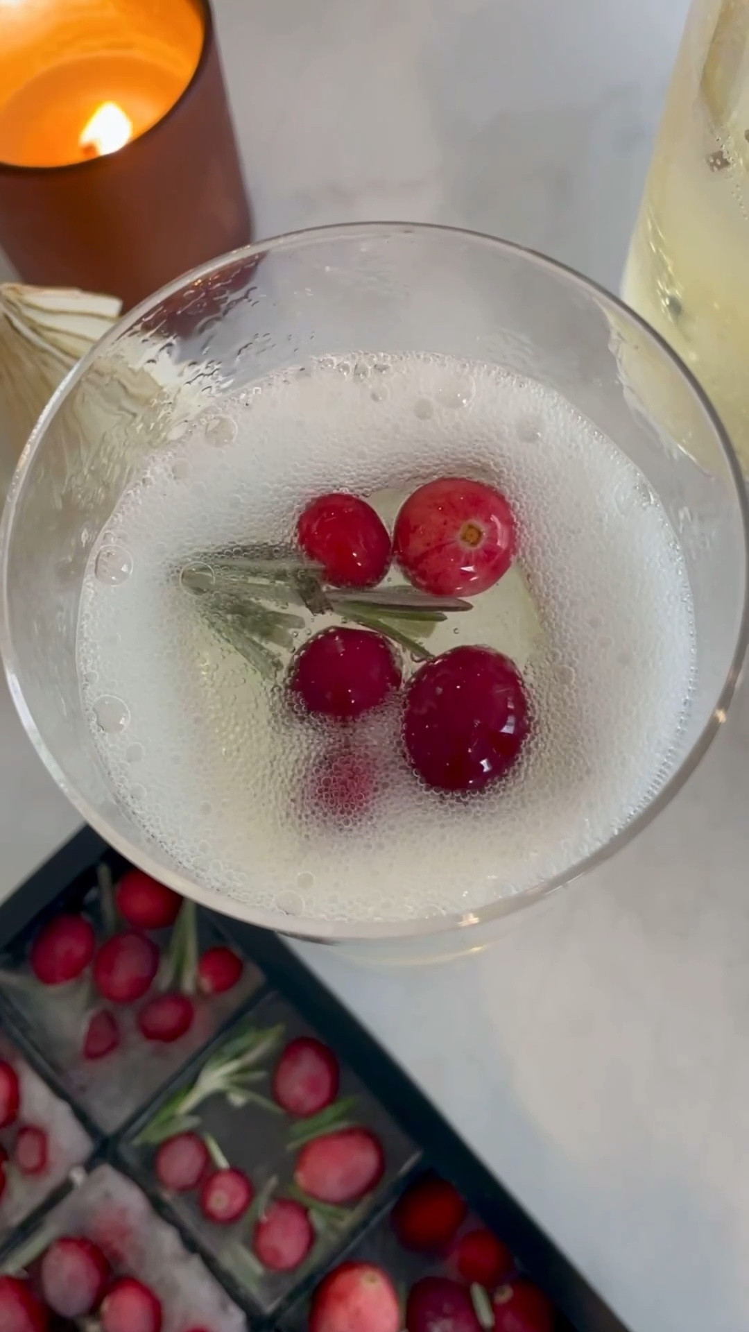 Perfect garnish for your holiday party drinks- you can boil the water before freezing so it’s clear when it freezes! So fun and makes your holiday drinks fun xx 

#LTKSaleAlert #LTKHoliday