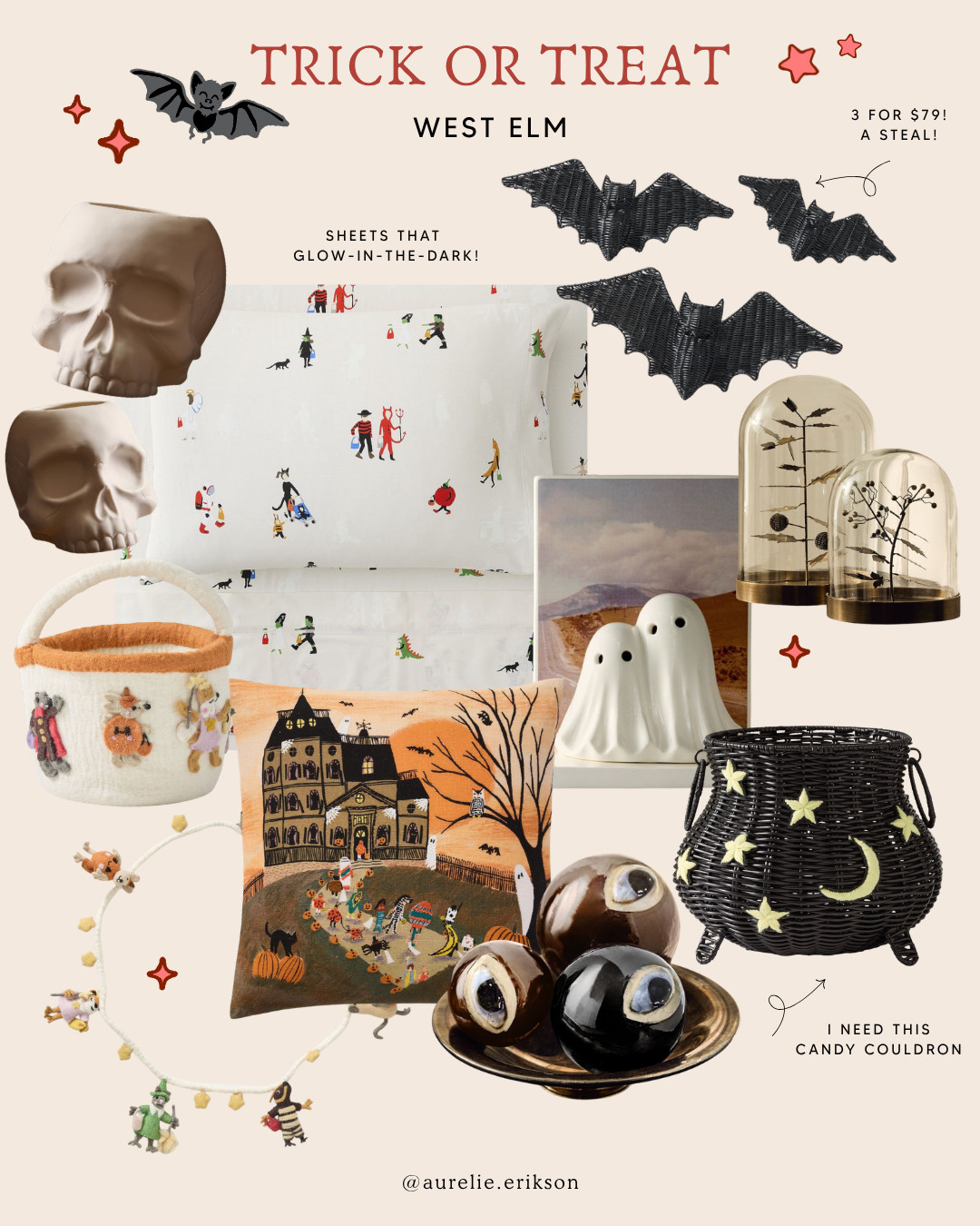 Boo-tiful finds are here! 👻🖤 West Elm's Halloween collection is spooky, stylish, and way too good to ghost. 🎃✨ #WestElm #HalloweenDecor #SpookySeason 

 #LTKSeasonal #LTKHome