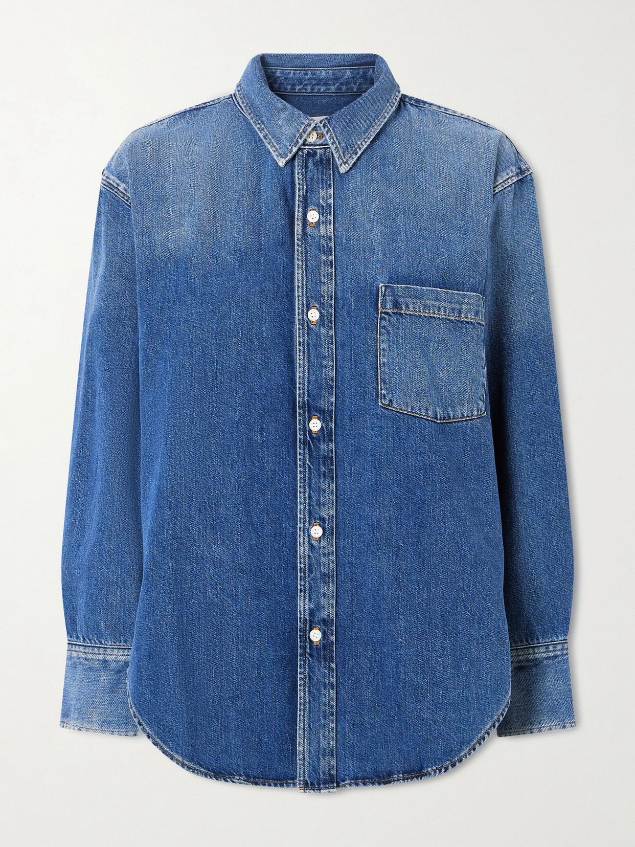 Citizens of Humanity - Carter Denim Shirt - Mid denim | NET-A-PORTER (UK & EU)