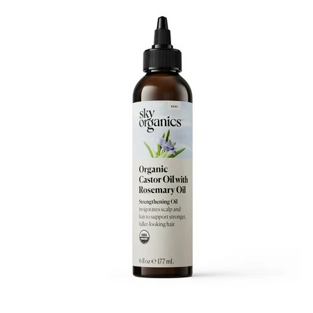Sky Organics Organic Castor Oil with Rosemary Oil to Condition for Hair and Lashes 6 fl oz | Walmart (US)