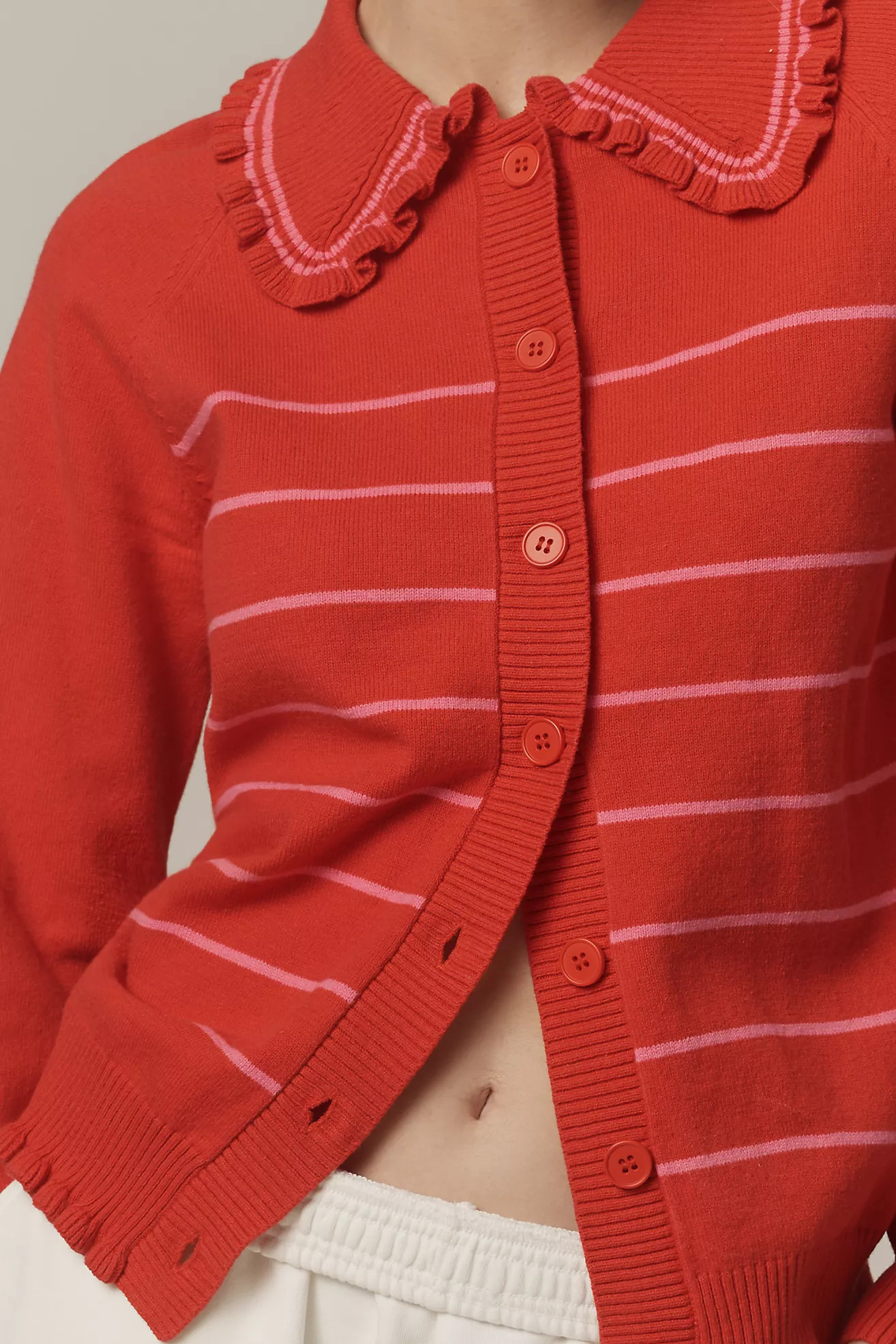 Beach Riot Emmeline Collared Cardigan Sweater | Anthropologie (US)