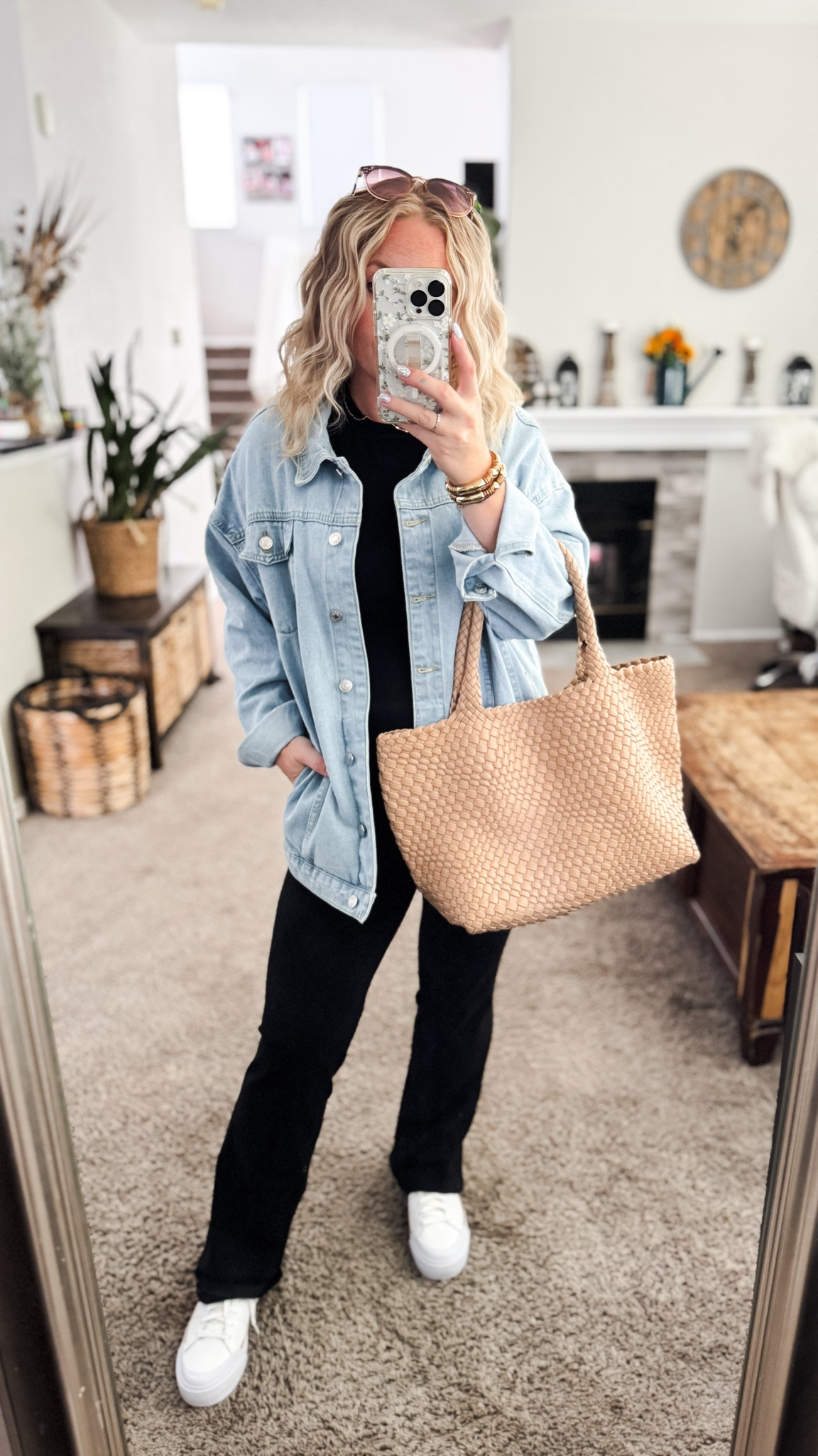 Travel outfit idea from amazon — 2 piece black matching set, denim jacket, tote bag and sneakers






Amazon outfits, summer outfit inspo, outfit ideas, casual outfits amazon, amazon outfits every day, outfit ideas 2026, summer outfits, late summer outfits Amazon, travel outfits, airport outfit

#LTKootd #LTKPetite #LTKTravel