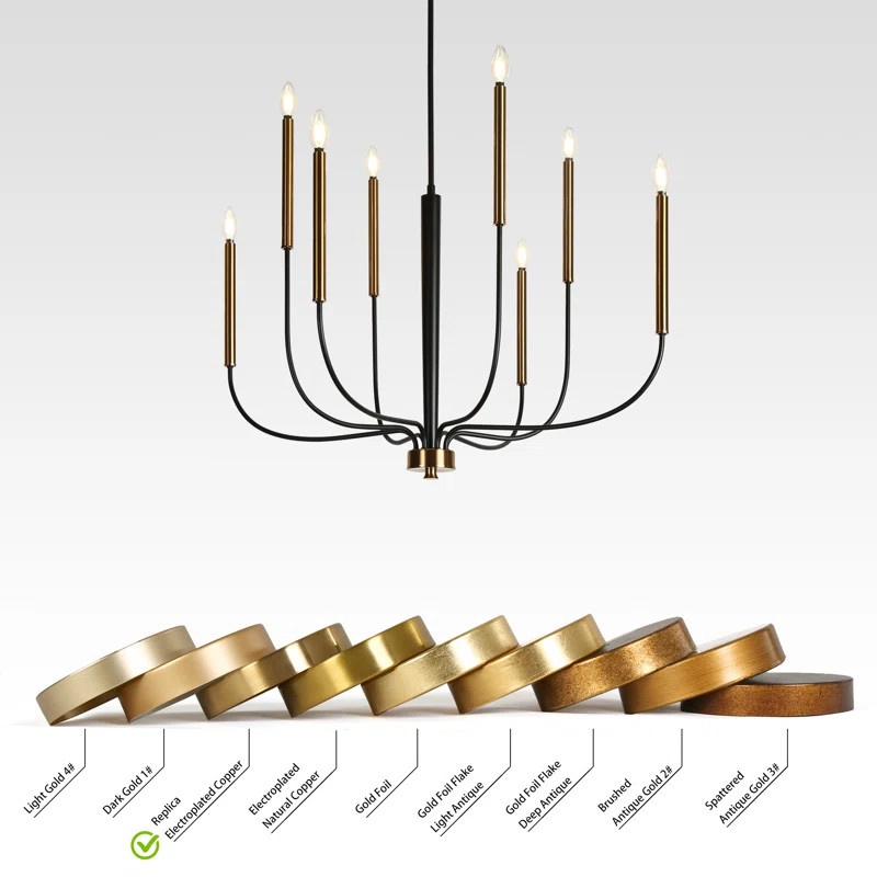 Jacinta 8 - Light Dimmable Large Modern Classic / Traditional Dining Room Chandelier | Wayfair North America