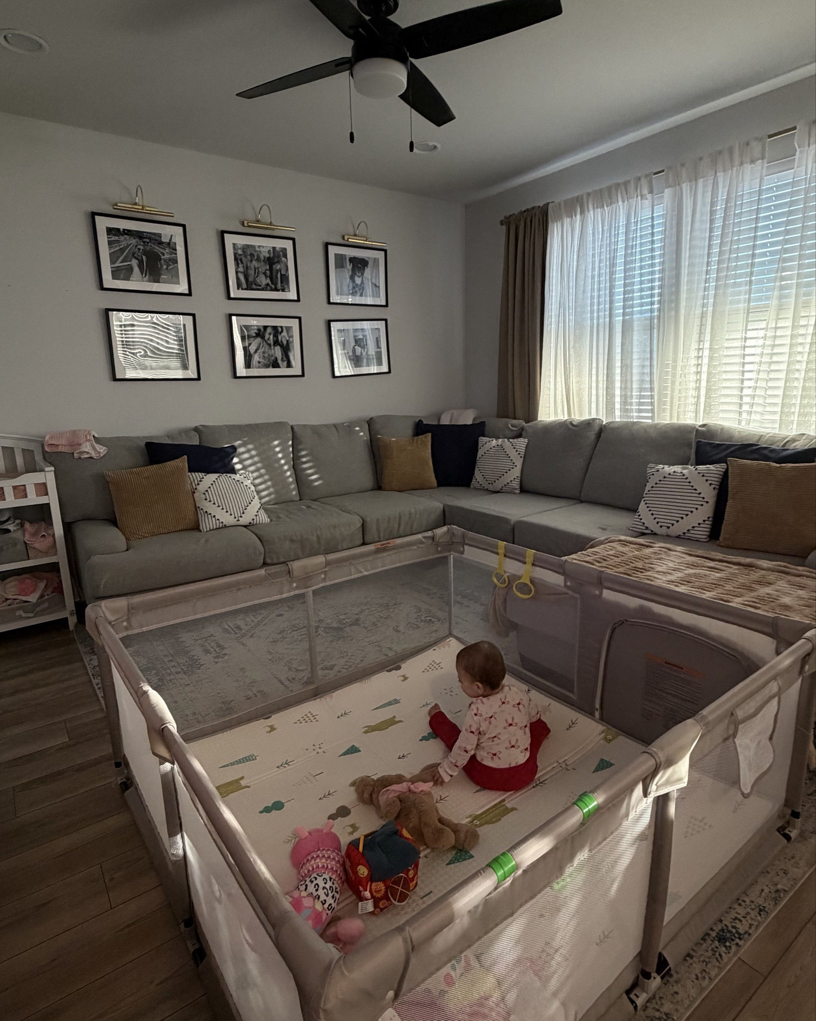 This playpen is one of the BEST investments we made to give any a space where she can crawl, scale and practice walking and give us peace of mind that she won’t get injured and it’s only $49!! 

#LTKBaby #LTKmomlife #LTKKids