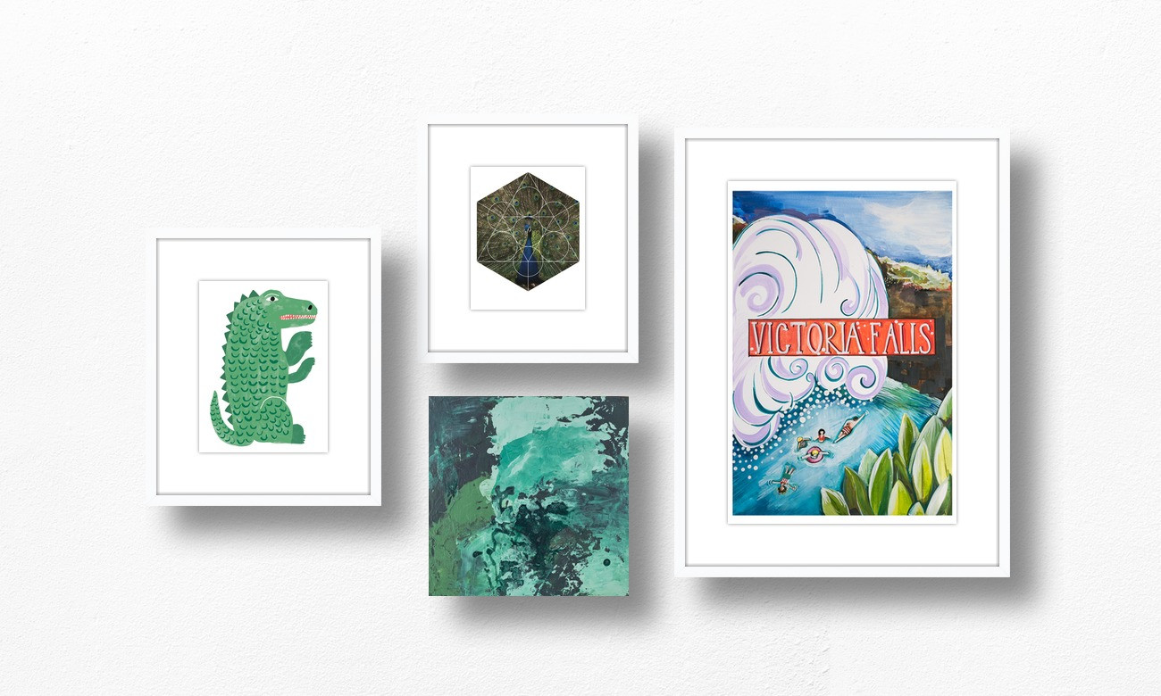 It's A Wonderful World - Chic Greens! | Artfully Walls