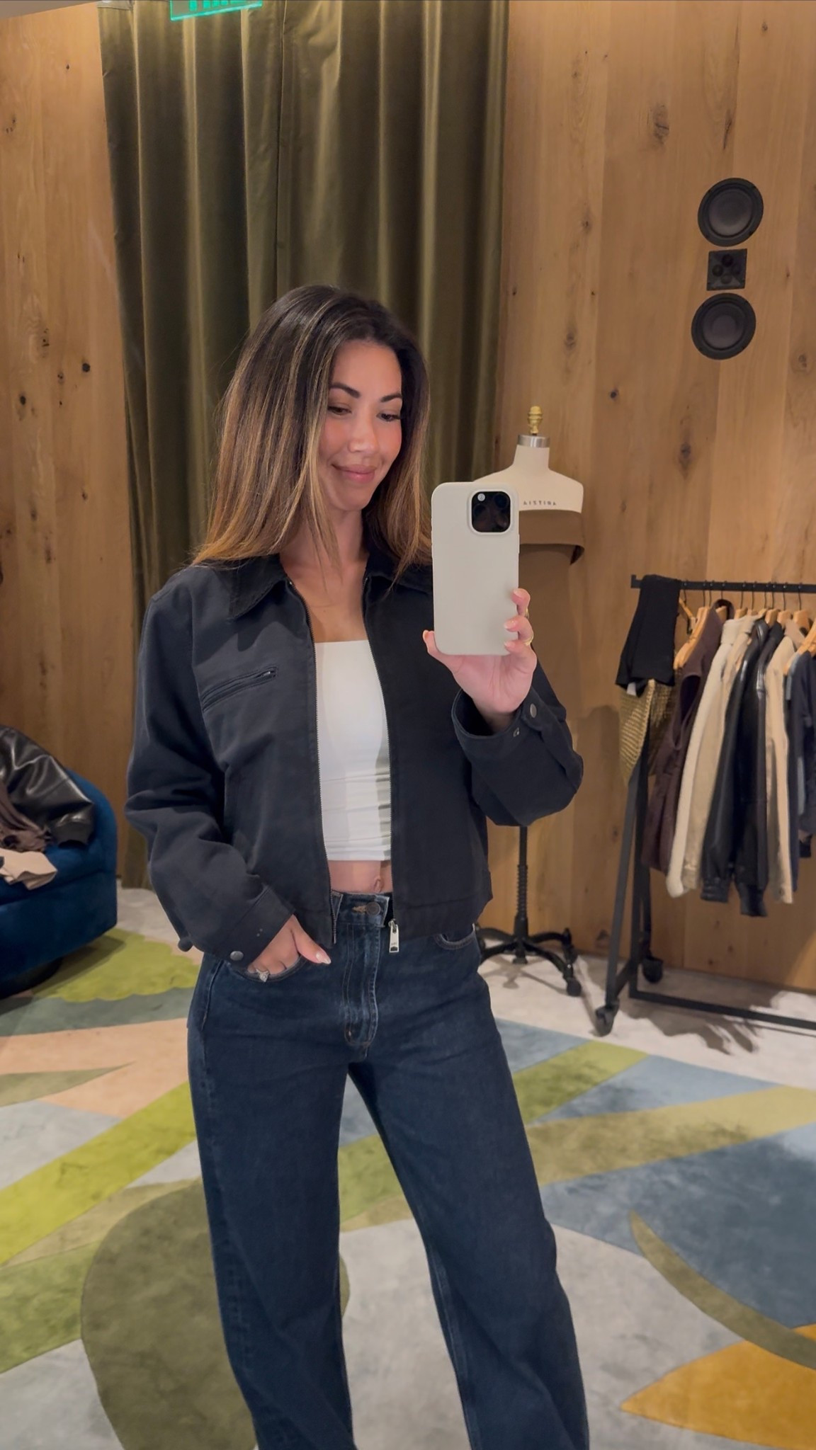 TNA workwear jacket, TNA, Aritzia, TNA Barn jacket, barn jacket, Agolde, baggy jean, low rise jeans 

#LTKStyleTip #LTKFindsUnder100 #LTKWorkwear