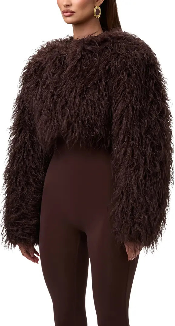 Mongolian Faux Fur Jacket | Nordstrom