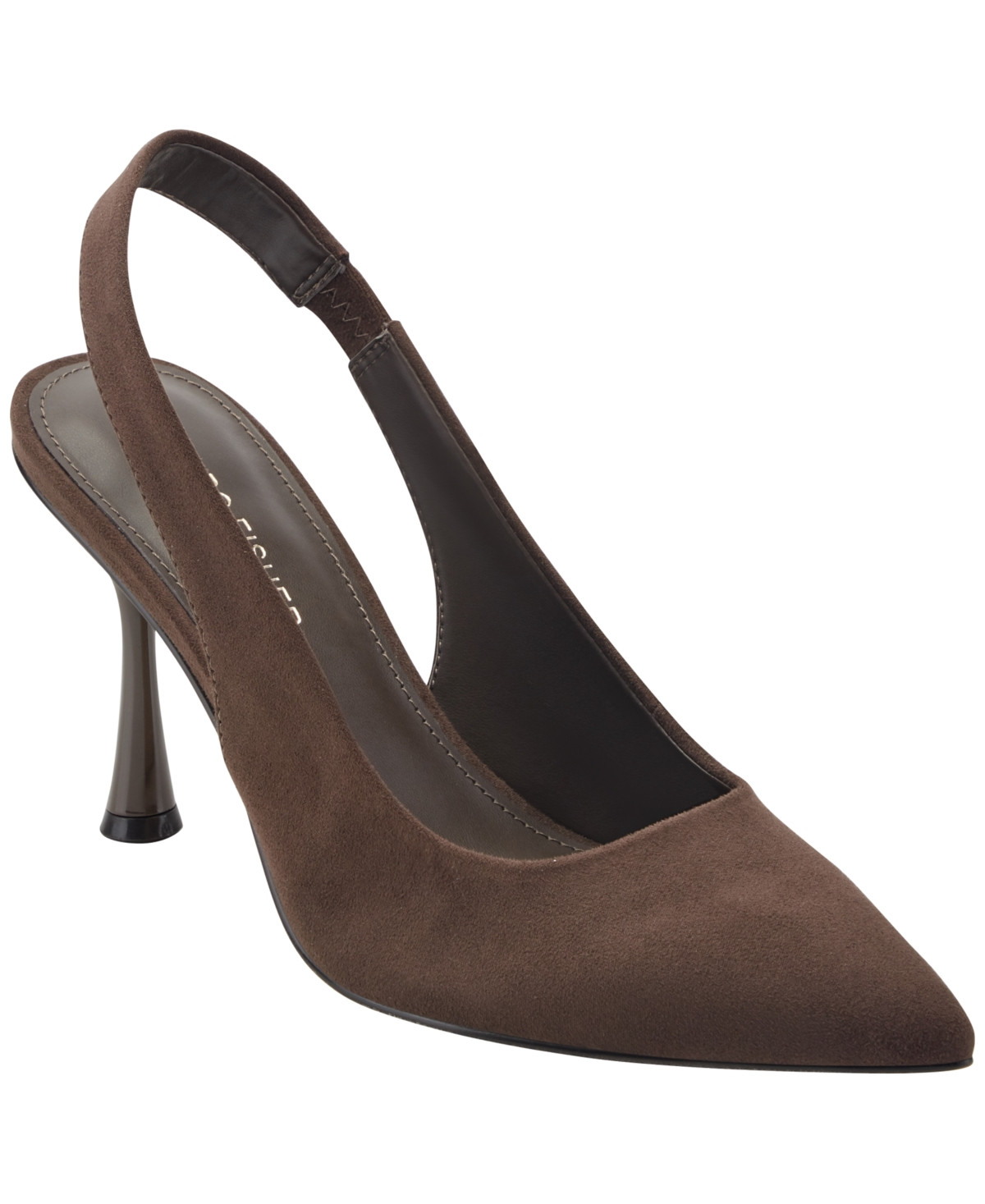 Marc Fisher Women's Saccil Slingback Stiletto Pumps - Mudpie Brown | Macy's