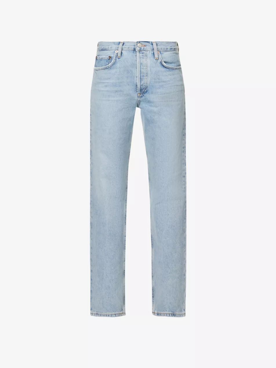 Wyman straight-leg low-rise organic-denim jeans | Selfridges