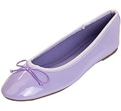 Feversole Women's Macaroon Colorful Memory Foam Cushion Insock Patent Ballet Flat | Amazon (US)