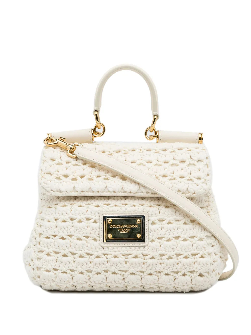 Dolce & Gabbana Pre-Owned 2010-2023 Miss Sicily Crochet Bag - Farfetch | Farfetch Global