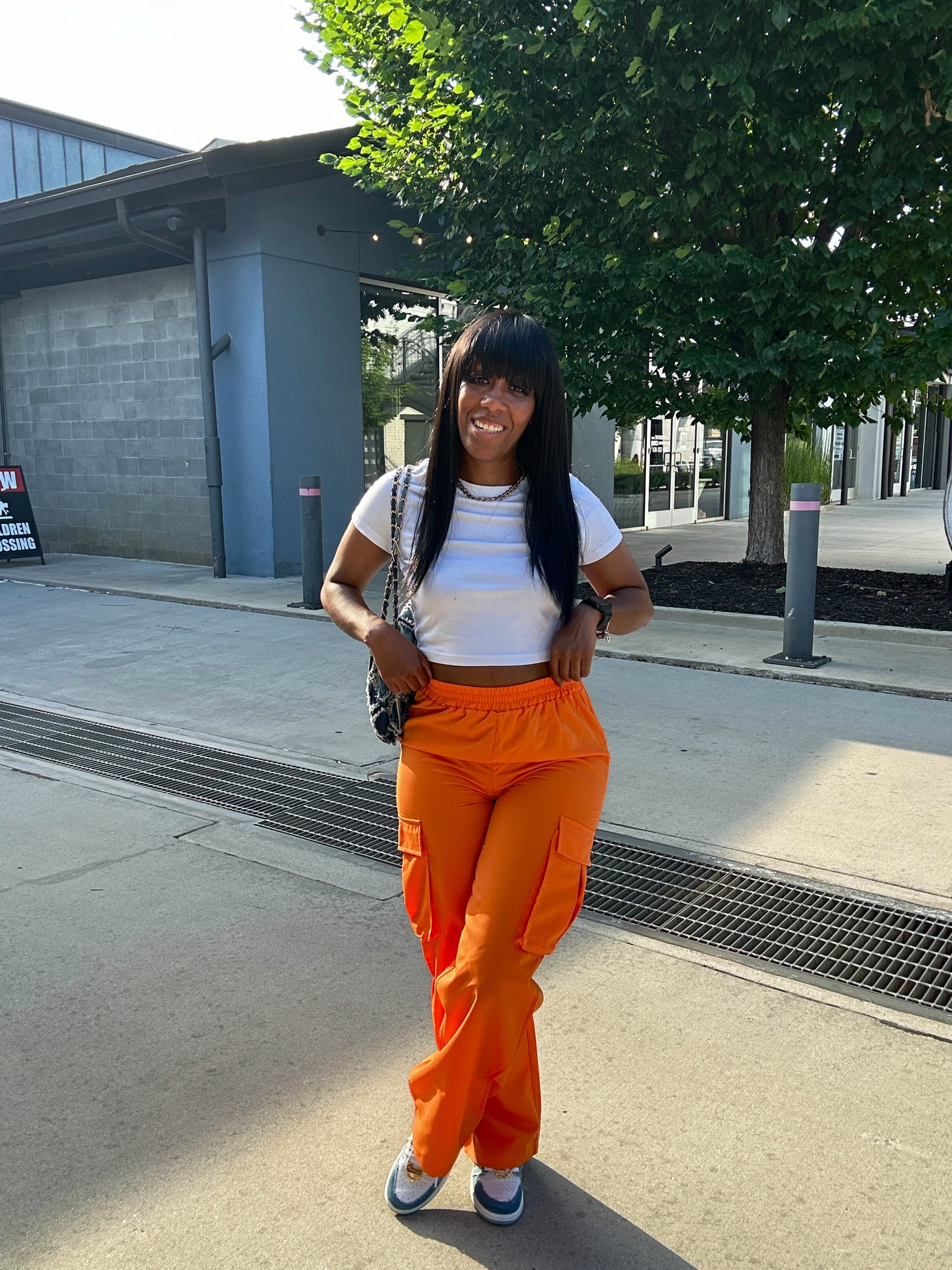 Summer outfit idea!

I’m wearing a size medium in the white crop top and orange cargo pants.

I styled this outfit with my Jordan 1 denim and a denim distressed crossbody bag 

#LTKShoeCrush #LTKFindsUnder50 #LTKStyleTip