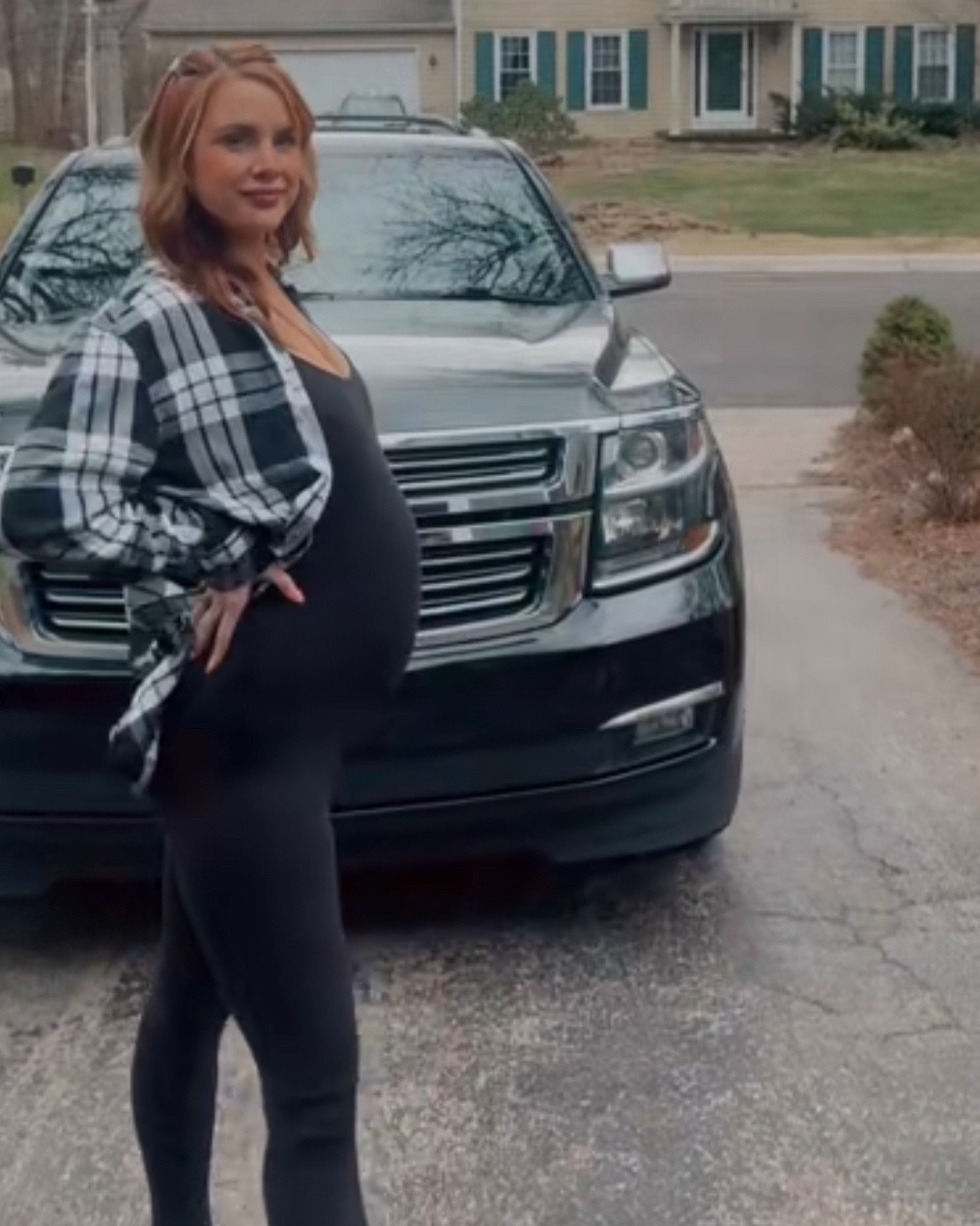 The comfiest maternity fashion bodysuit I found that was so comfy ! You do need a bump suit !! 

#LTKStyleTip #LTKBump #LTKBaby