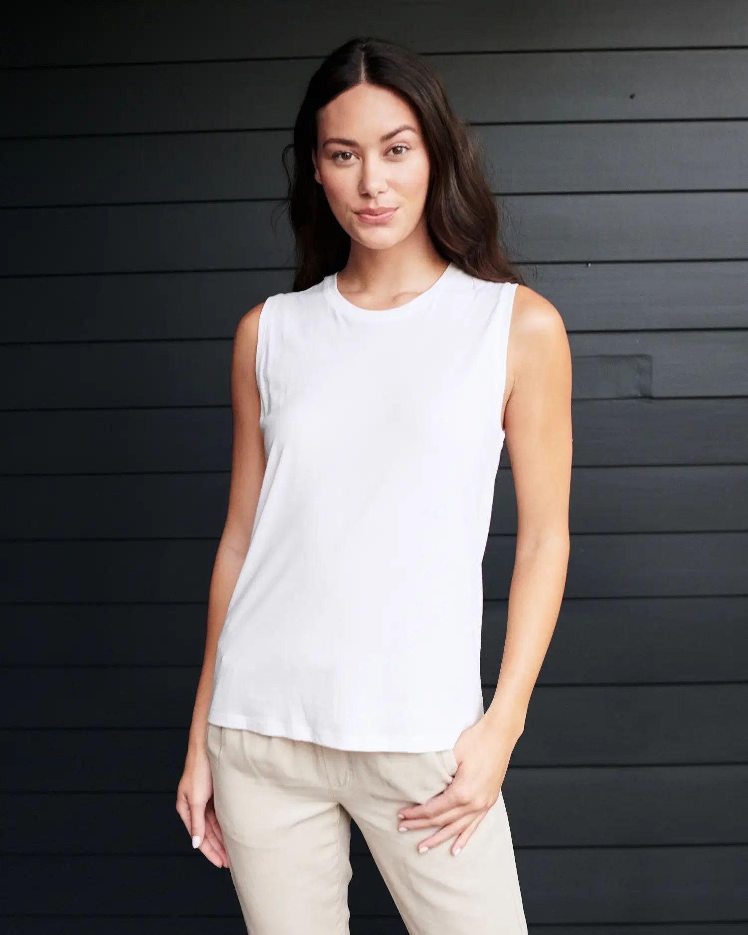 Cotton Modal Muscle Tank | Quince
