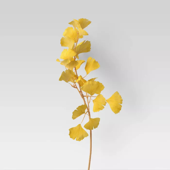 26" Artificial Gingko Leaf Stem - Opalhouse™ | Target