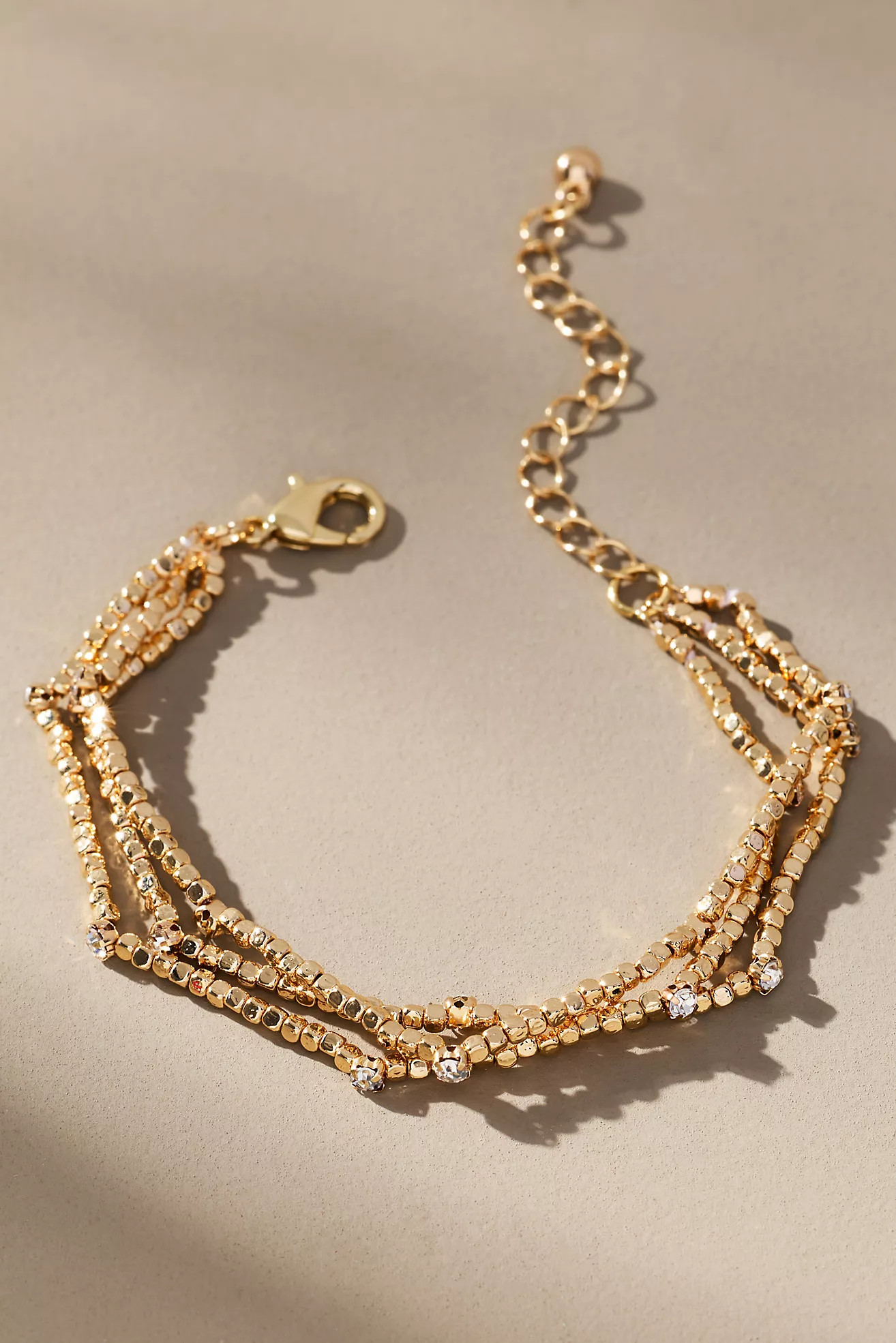 Beaded Stone Layered Bracelet | Anthropologie (US)