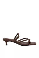 Heeled sandals with studs | PULL and BEAR UK