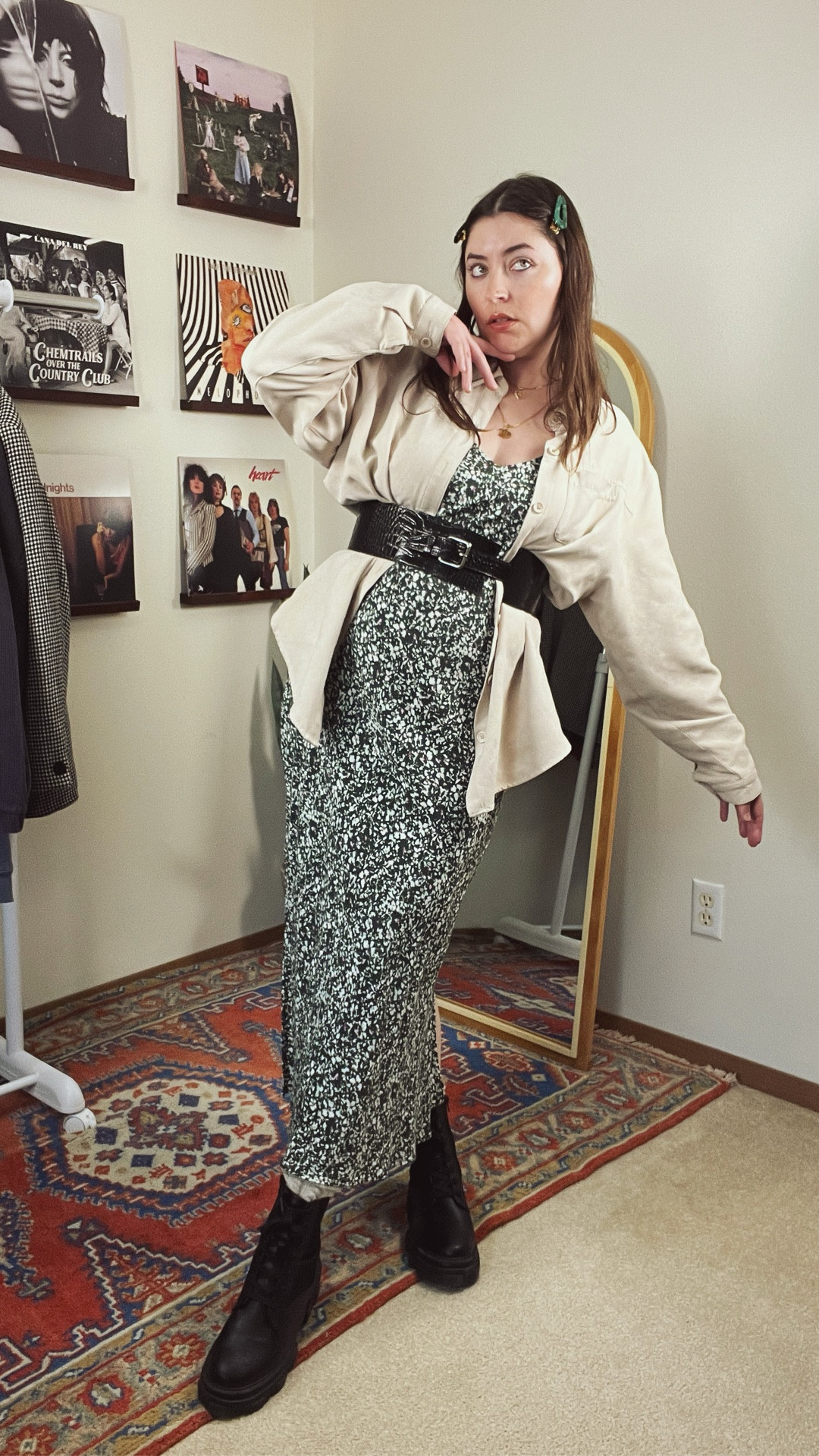 If your spring outfits feel boring, do this 💚

This started off as a basic maxi dress but the cinched waist + shirt + combat boots brought the edge!

Proof you don’t need new clothes, just better styling 🫶

Happy spring & happy styling! 

#LTKootd #LTKMidsize #LTKgrwm