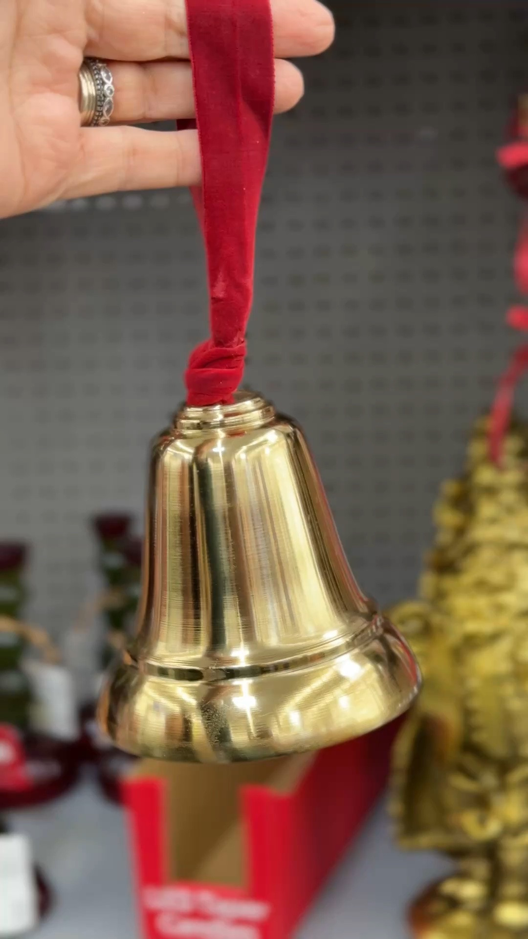 Set of 3 gold Christmas bells for under $12! 🔔 I love that these actually ring—not just decorative bells. Perfect on a wreath, holiday table, or stack of books for a subtle festive touch.

#LTKHome #LTKSeasonal