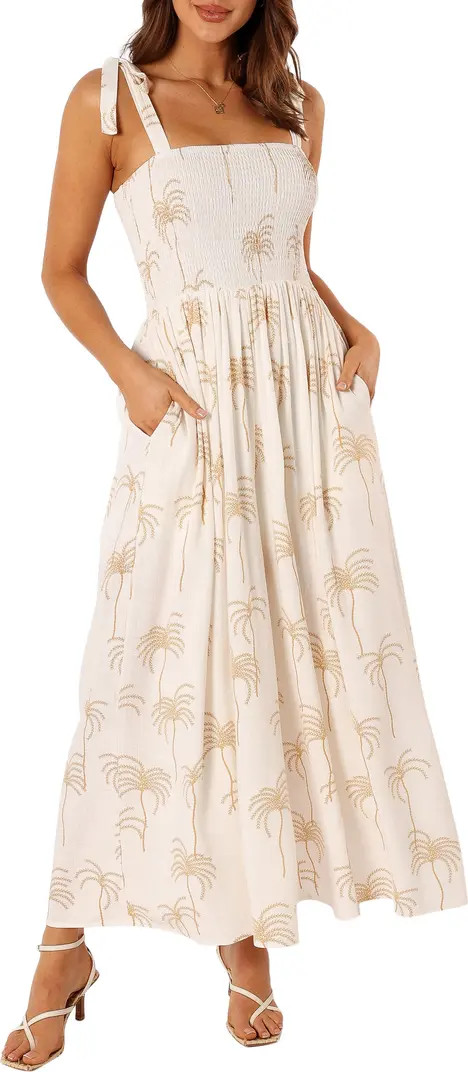 Petal & Pup Ginelle Palm Print Wide Leg Jumpsuit | Nordstrom | Nordstrom