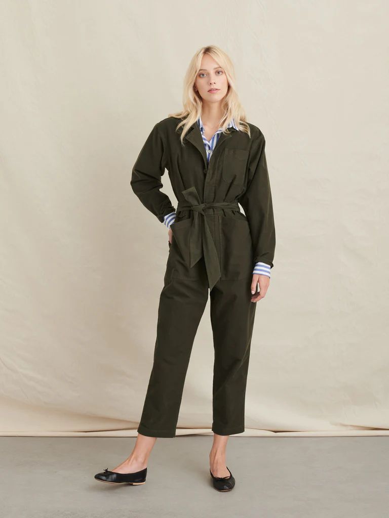 Noma Jumpsuit in Brushed Cotton | Alex Mill