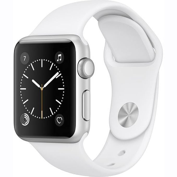 Apple Watch Series 1 Smartwatch 42mm Silver Aluminum Case, White Sport Band (Newest Model) (Refurbis | Amazon (US)