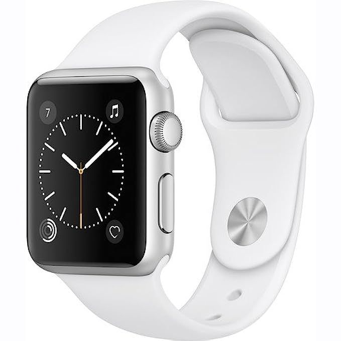 Apple Watch Series 1 Smartwatch 42mm Silver Aluminum Case, White Sport Band (Newest Model) (Refurbis | Amazon (US)