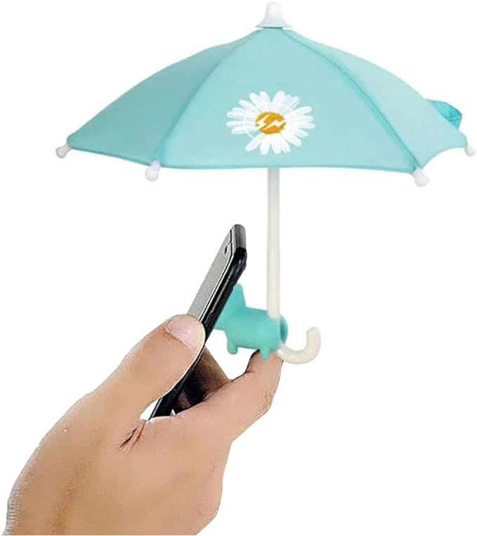 Phone Umbrella Suction Cup Stand – Universal Adjustable Piggy Phone Stand with Umbrella for Pho... | Amazon (US)
