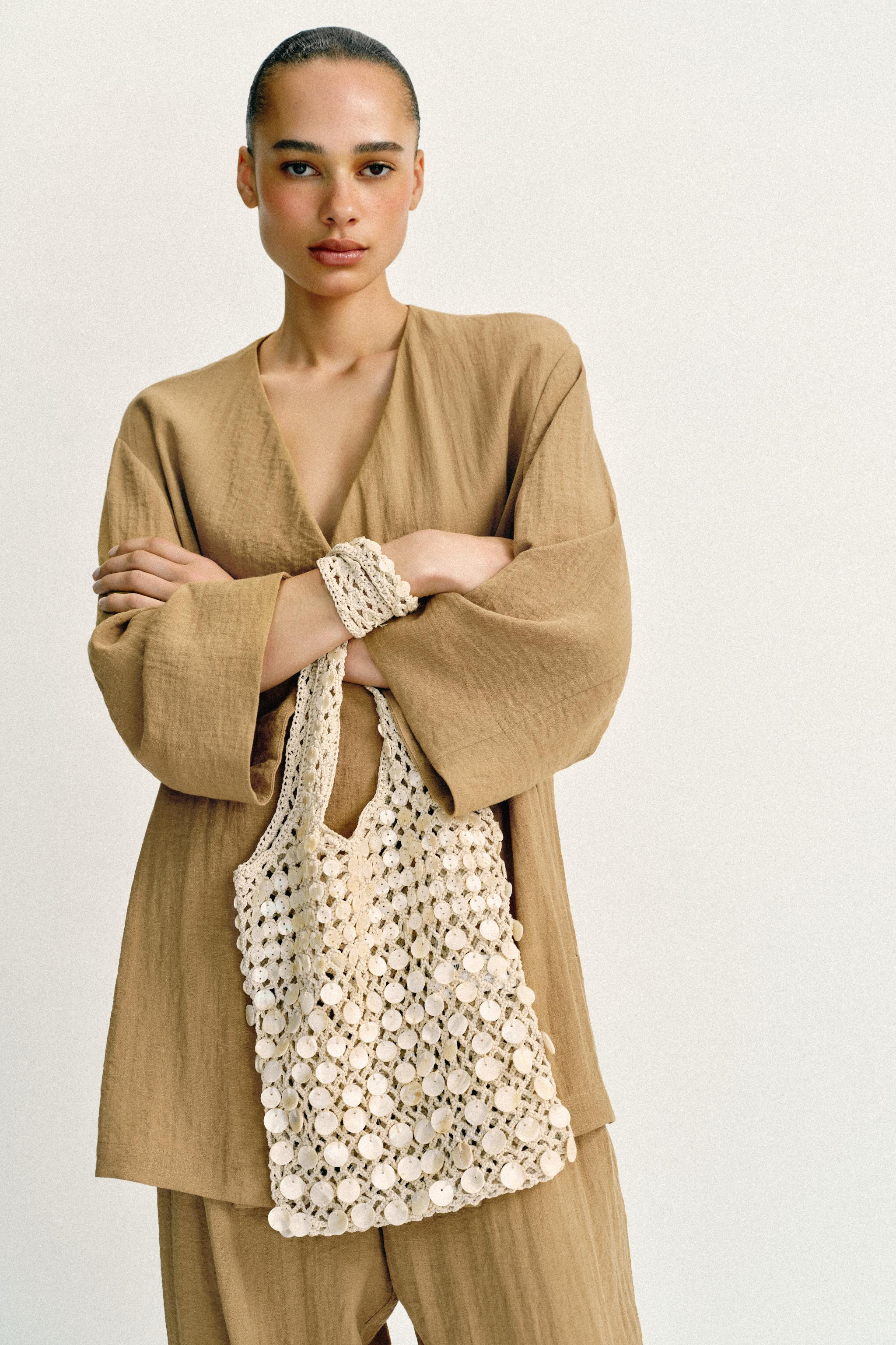 BEADED SHOULDER BAG | Zara US