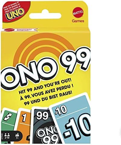 ONO 99 Card Game for Kids & Families, 2 to 6 Players, Adding Numbers, Gift for Ages 7 Years & Older | Amazon (US)