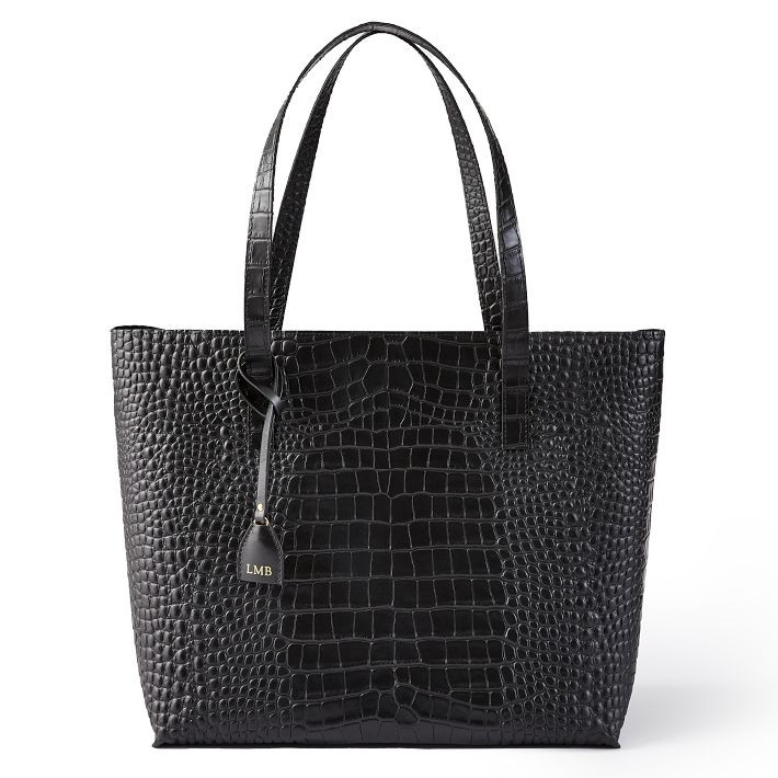 Everyday Italian Croc Embossed Tote | Mark and Graham