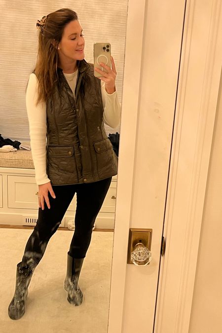 Wearing this vest almost everyday this autumn 🍂 BRB stocking my closet with Barbour! 

#LTKSeasonal