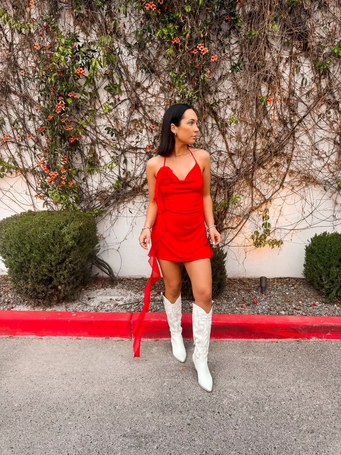 boots with white dress How to style | 17 white boots outfits for all seasons 95% Nylon / 5% Spendex Dress and Boot Outfit Combos