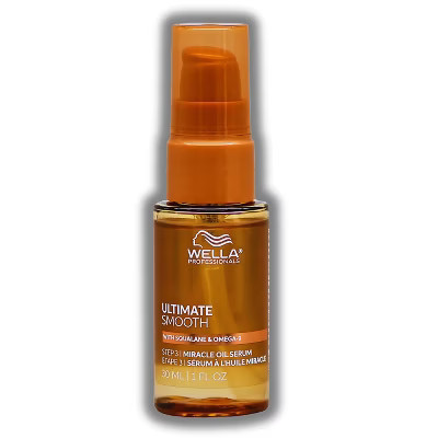 Wella Ultimate Smooth Miracle Oil Serum (1 oz) for Dull, Dry and Frizzy Hair |  visible smoothness in 30 seconds | Target