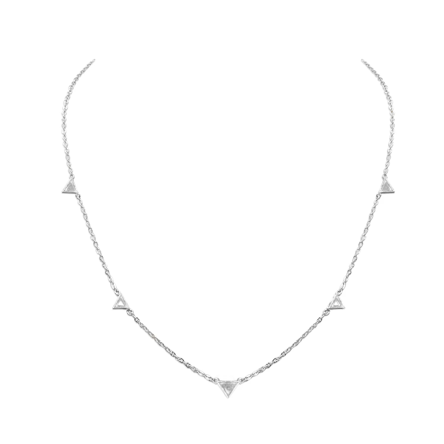 Goddess Collection - Silver Tron Necklace | Kinsley Armelle® Official | Kinsley Armelle