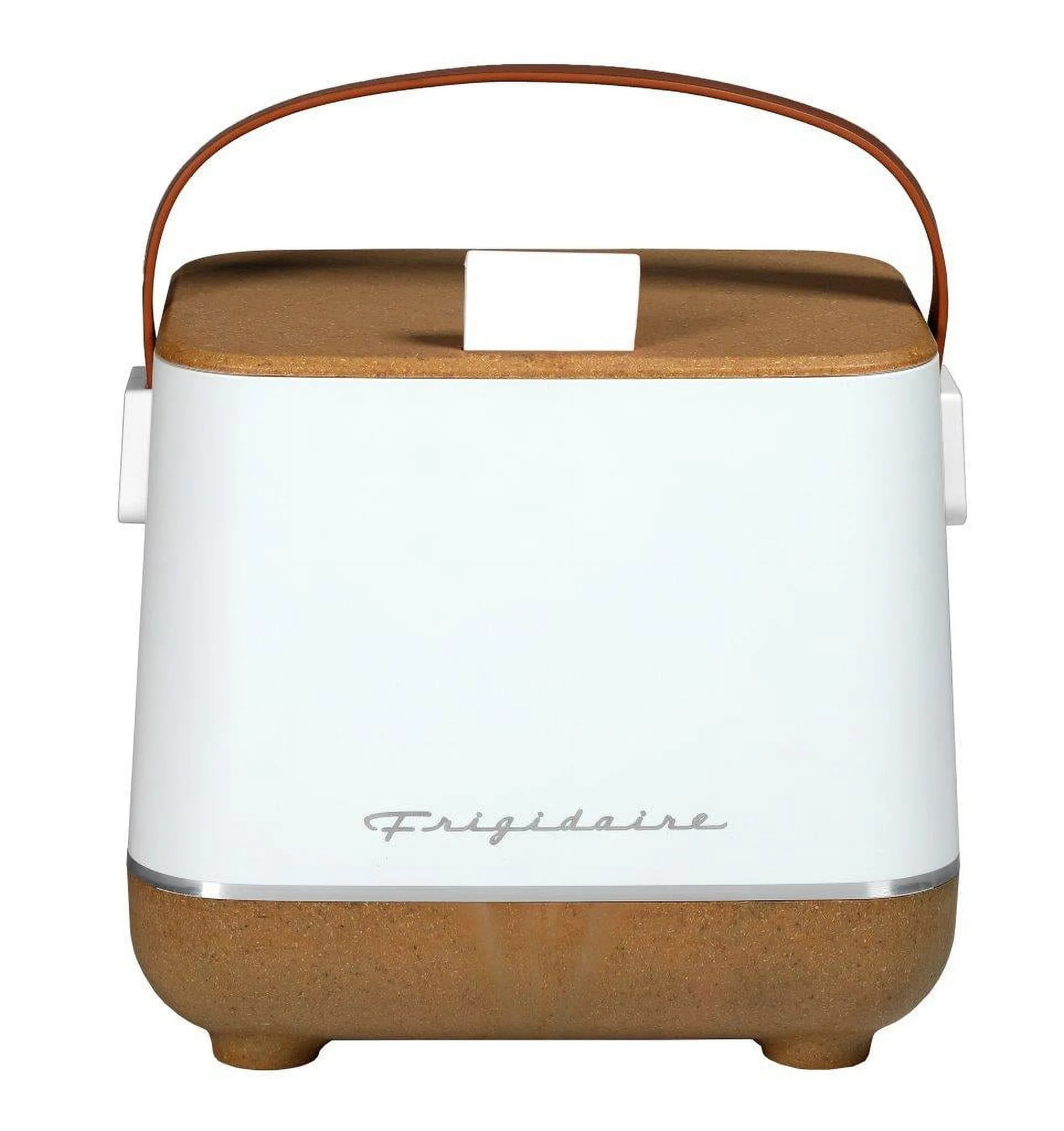 Frigidaire Portable 6-Can Insulated Mini Fridge Cooler, White, 0.14 cu. ft | Walmart (US)