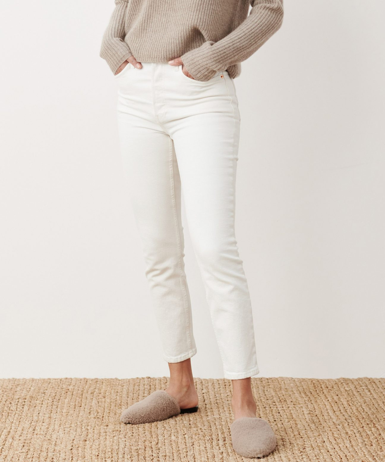 High Rise Ankle Crop Jeans | Jenni Kayne